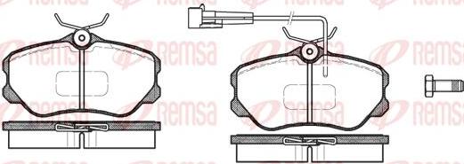 Kawe 0303 02 - Гальмівні колодки, дискові гальма autozip.com.ua