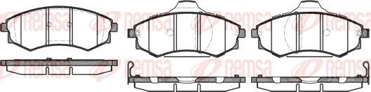 Kawe 0318 92 - Гальмівні колодки, дискові гальма autozip.com.ua