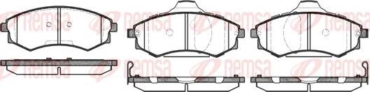 Kawe 0318 05 - Гальмівні колодки, дискові гальма autozip.com.ua