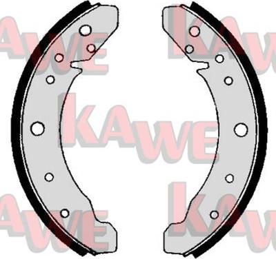 Kawe 03850 - Комплект гальм, барабанний механізм autozip.com.ua