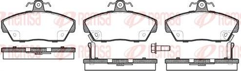 Kawe 0330 02 - Гальмівні колодки, дискові гальма autozip.com.ua