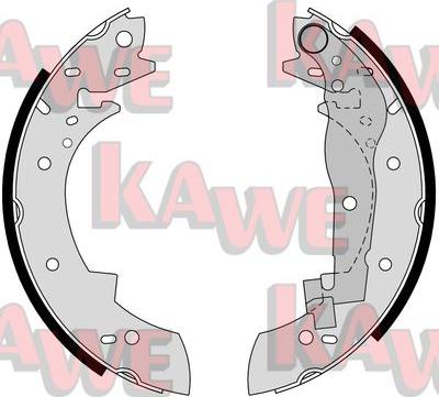 Kawe 03330 - Комплект гальм, барабанний механізм autozip.com.ua