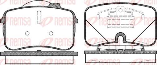 Kawe 0328 00 - Гальмівні колодки, дискові гальма autozip.com.ua