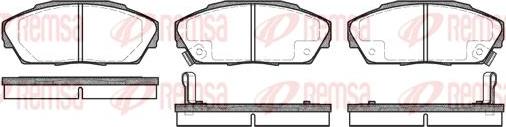 Kawe 0323 02 - Гальмівні колодки, дискові гальма autozip.com.ua