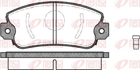 Kawe 0372 02 - Гальмівні колодки, дискові гальма autozip.com.ua