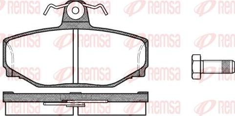 Kawe 0297 00 - Гальмівні колодки, дискові гальма autozip.com.ua