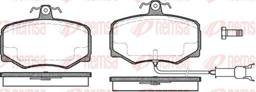 Kawe 0246 12 - Гальмівні колодки, дискові гальма autozip.com.ua