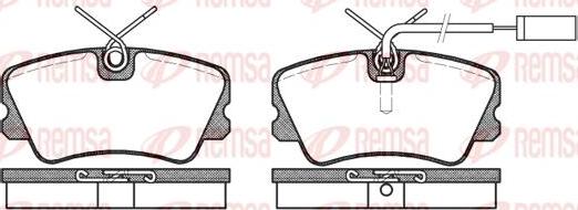 Kawe 0259 12 - Гальмівні колодки, дискові гальма autozip.com.ua