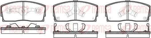 Kawe 0254 02 - Гальмівні колодки, дискові гальма autozip.com.ua