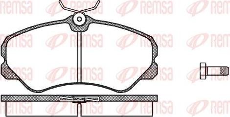 Kawe 0261 00 - Гальмівні колодки, дискові гальма autozip.com.ua