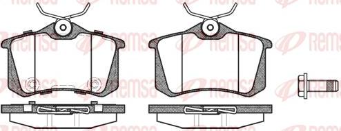 Kawe 0263 74 - Гальмівні колодки, дискові гальма autozip.com.ua