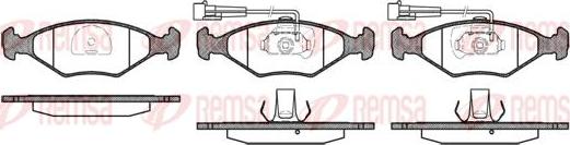 Kawe 0281 42 - Гальмівні колодки, дискові гальма autozip.com.ua