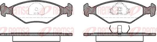 Kawe 0281 10 - Гальмівні колодки, дискові гальма autozip.com.ua