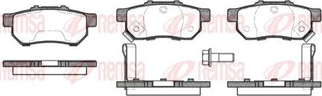 Kawe 0233 52 - Гальмівні колодки, дискові гальма autozip.com.ua