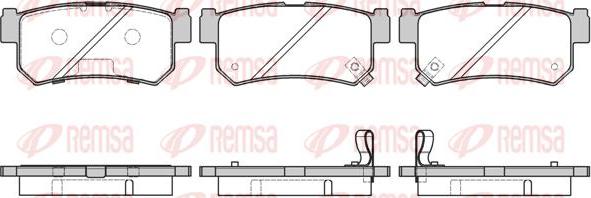 Kawe 0746 42 - Гальмівні колодки, дискові гальма autozip.com.ua