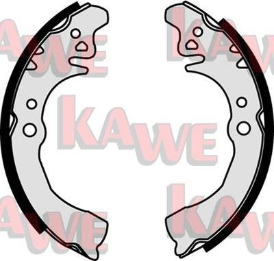 Kawe 07650 - Комплект гальм, барабанний механізм autozip.com.ua