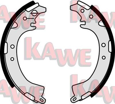 Kawe 07660 - Комплект гальм, барабанний механізм autozip.com.ua