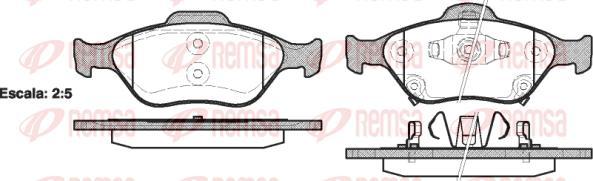 Kawe 0766 12 - Гальмівні колодки, дискові гальма autozip.com.ua