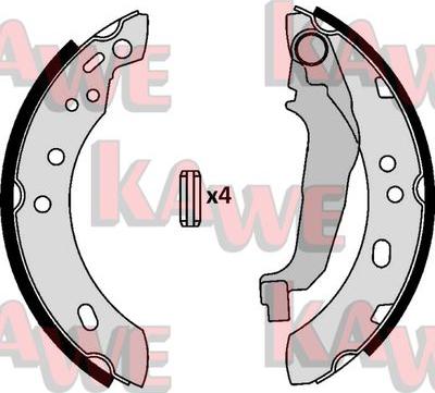 Kawe 07090 - Комплект гальм, барабанний механізм autozip.com.ua