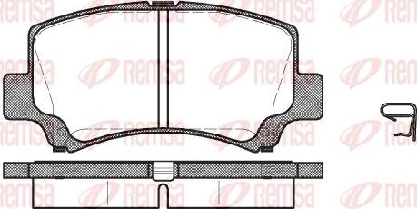 Kawe 0710 02 - Гальмівні колодки, дискові гальма autozip.com.ua