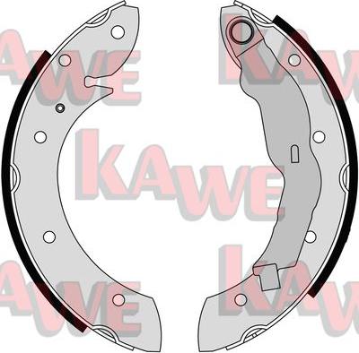 Kawe 07135 - Комплект гальм, барабанний механізм autozip.com.ua