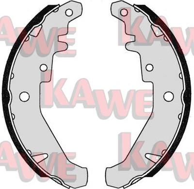 Kawe 07310 - Комплект гальм, барабанний механізм autozip.com.ua