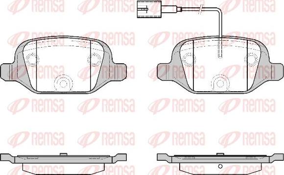 Kawe 0727 12 - Гальмівні колодки, дискові гальма autozip.com.ua