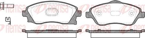 Kawe 0774 12 - Гальмівні колодки, дискові гальма autozip.com.ua