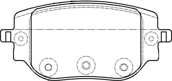 Kawe 1965 00 - Гальмівні колодки, дискові гальма autozip.com.ua