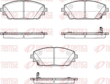 Kawe 1900 02 - Гальмівні колодки, дискові гальма autozip.com.ua