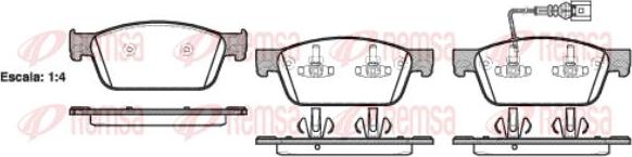 Kawe 1440 01 - Гальмівні колодки, дискові гальма autozip.com.ua