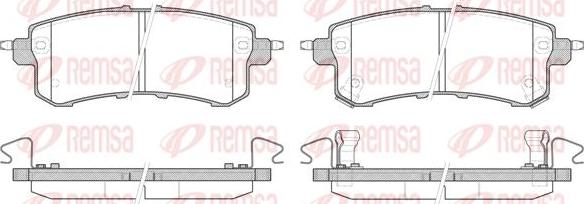 Kawe 1447 02 - Гальмівні колодки, дискові гальма autozip.com.ua