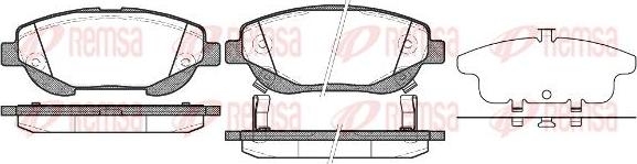 Kawe 1453 02 - Гальмівні колодки, дискові гальма autozip.com.ua