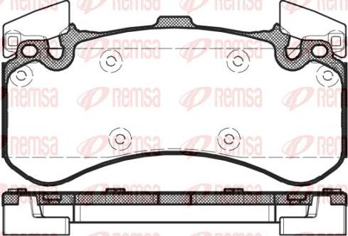 Kawe 1463 00 - Гальмівні колодки, дискові гальма autozip.com.ua