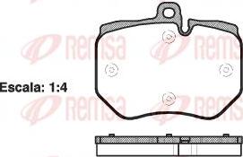 Roadhouse 21400 01 - Гальмівні колодки, дискові гальма autozip.com.ua