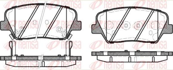 Kawe 1412 12 - Гальмівні колодки, дискові гальма autozip.com.ua