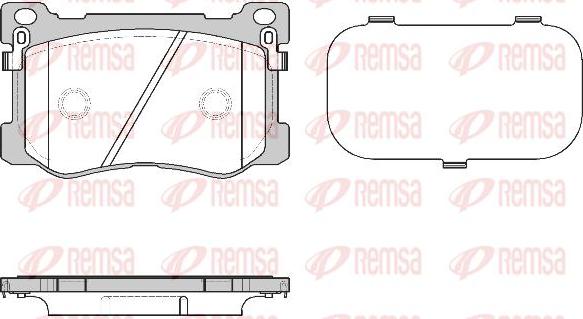 Kawe 1475 12 - Гальмівні колодки, дискові гальма autozip.com.ua