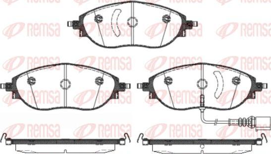 Kawe 1470 01 - Гальмівні колодки, дискові гальма autozip.com.ua