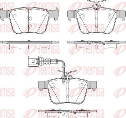 Kawe 1516 11 - Гальмівні колодки, дискові гальма autozip.com.ua