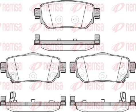 Kawe 1582 02 - Гальмівні колодки, дискові гальма autozip.com.ua