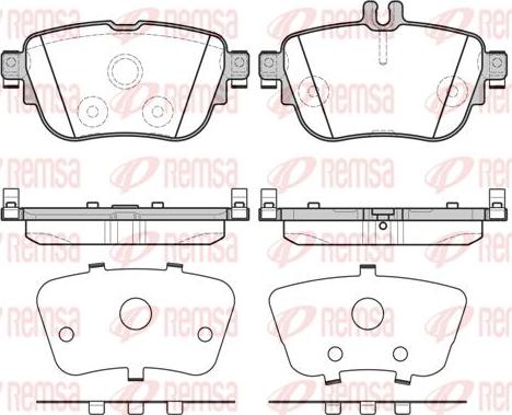 Kawe 1699 00 - Гальмівні колодки, дискові гальма autozip.com.ua