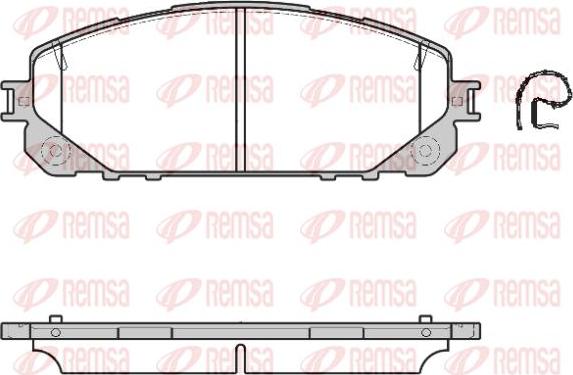 Kawe 1613 00 - Гальмівні колодки, дискові гальма autozip.com.ua