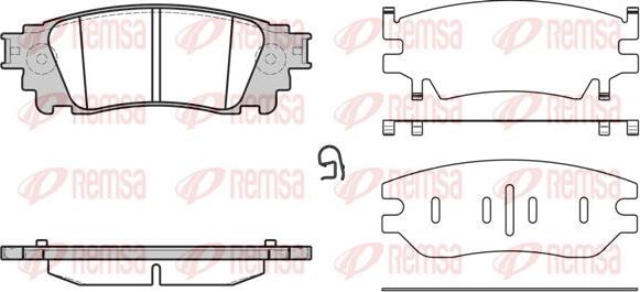 Kawe 1636 00 - Гальмівні колодки, дискові гальма autozip.com.ua