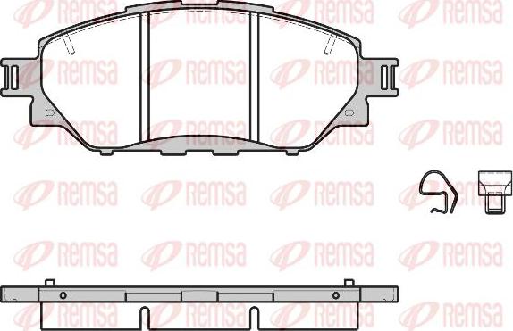 Kawe 1671 04 - Гальмівні колодки, дискові гальма autozip.com.ua