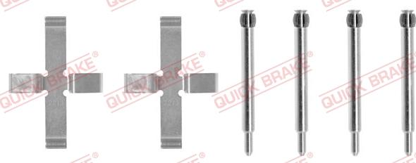 Kawe 109-0980 - Комплектуючі, колодки дискового гальма autozip.com.ua