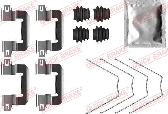 Kawe 109-0063 - Комплектуючі, колодки дискового гальма autozip.com.ua