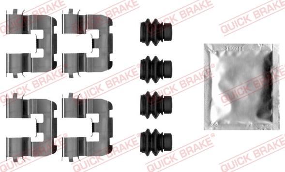 Kawe 109-0039 - Комплектуючі, колодки дискового гальма autozip.com.ua