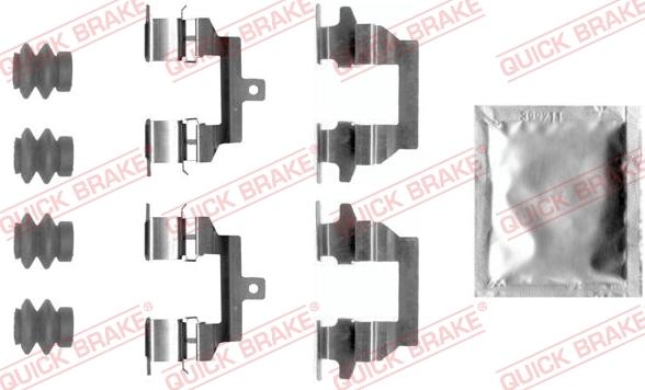 Kawe 109-0026 - Комплектуючі, колодки дискового гальма autozip.com.ua