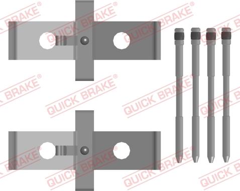 Kawe 109-0136 - Комплектуючі, колодки дискового гальма autozip.com.ua