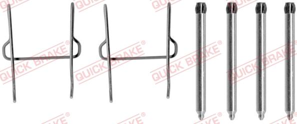Kawe 109-1081 - Комплектуючі, колодки дискового гальма autozip.com.ua